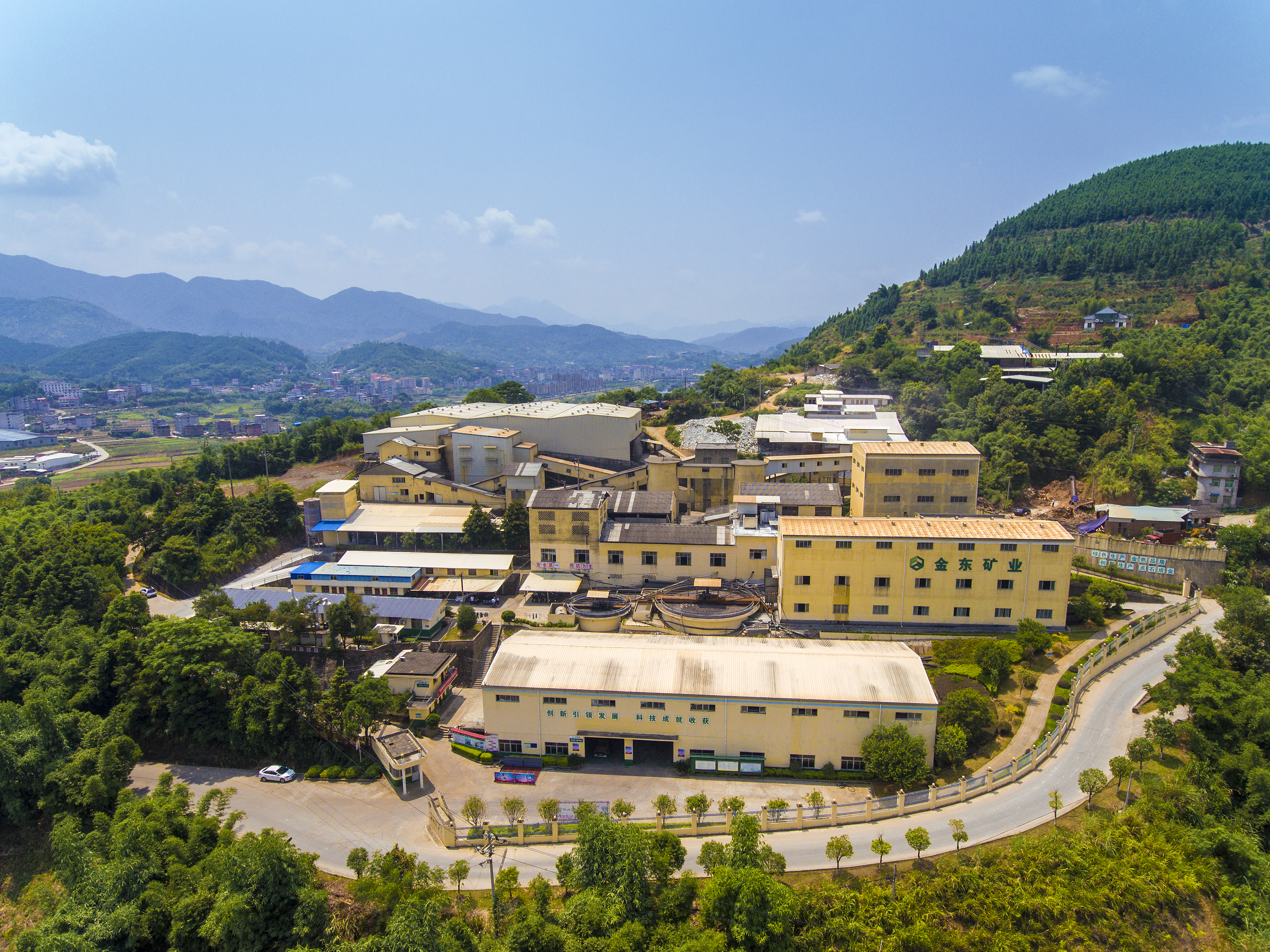 金东公司梅仙选厂远景图